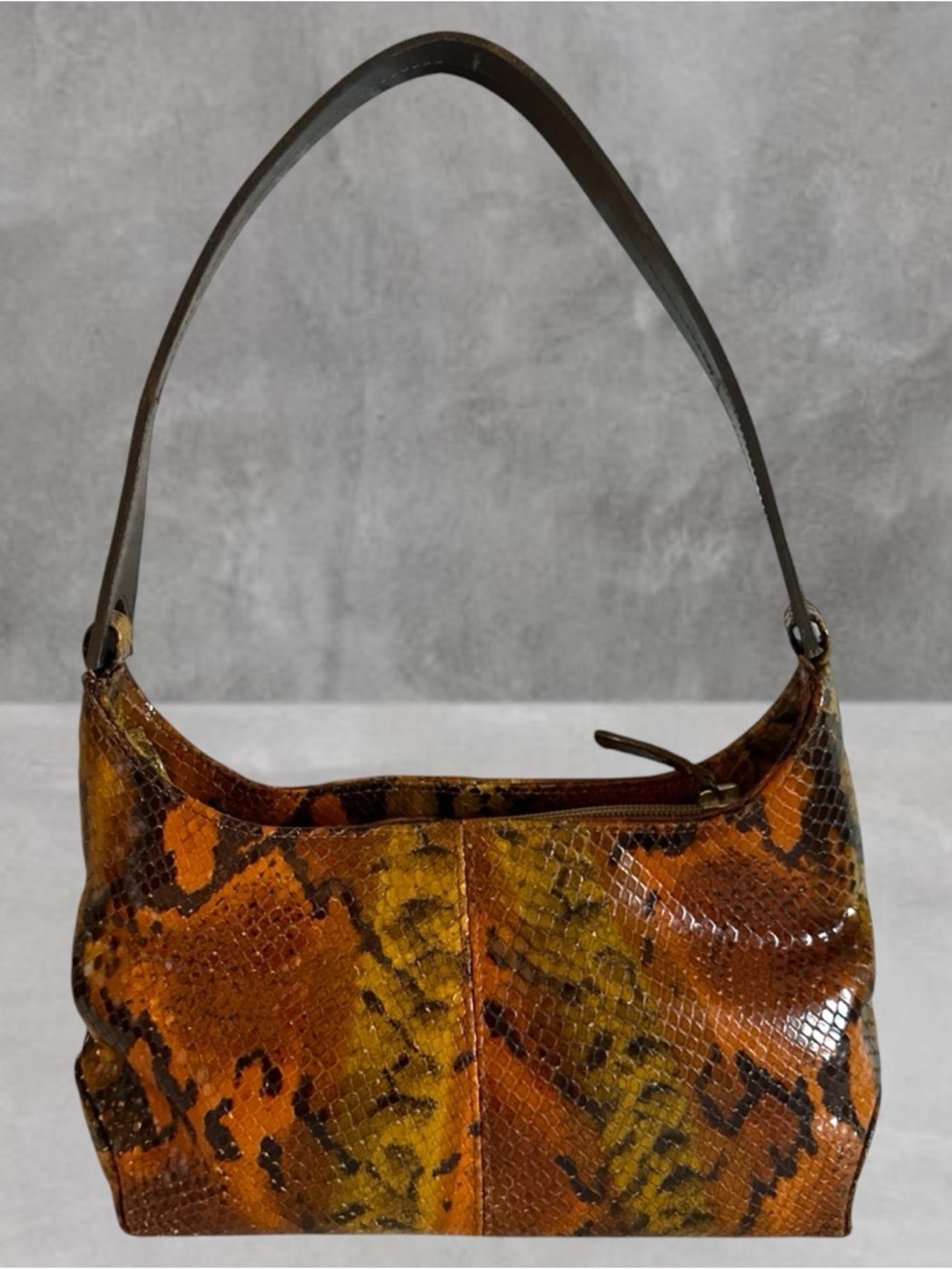 Rob Ference Genuine Snakeskin Leather Bag Beautiful
